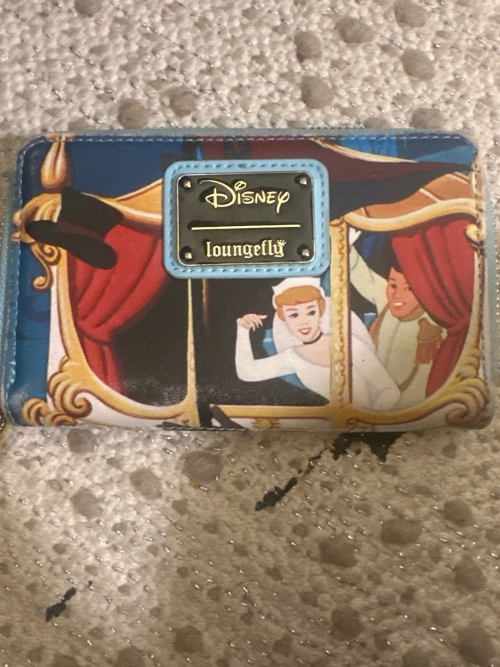 Loungefly Disney Cinderella Blue Theater Print Wallet